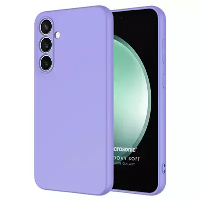 Microsonic Samsung Galaxy S25 FE Kılıf Groovy Soft Lila