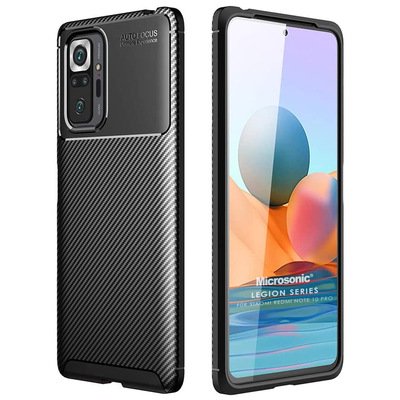 Microsonic Xiaomi Redmi Note 10 Pro Max Kılıf Legion Series Siyah