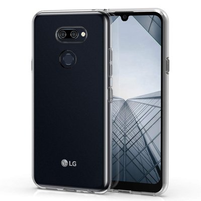 Microsonic LG K40S Kılıf Transparent Soft Beyaz