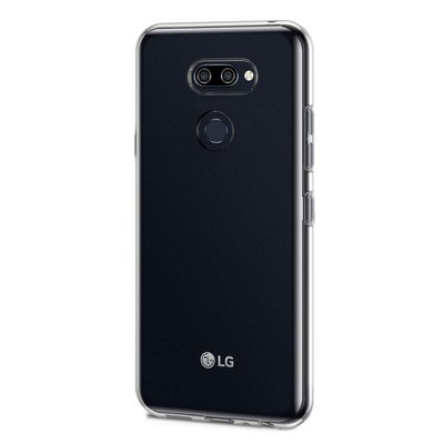 Microsonic LG K40S Kılıf Transparent Soft Beyaz