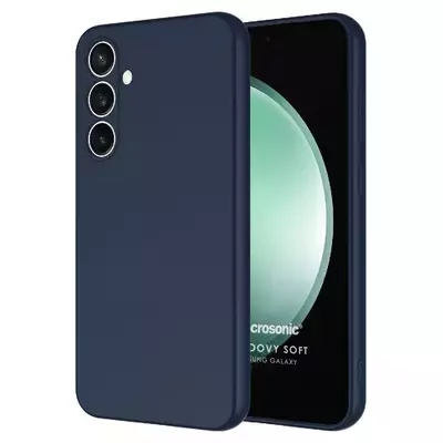 Microsonic Samsung Galaxy S25 FE Kılıf Groovy Soft Lacivert