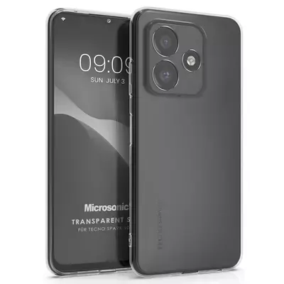 Microsonic TECNO Spark 10 4G Kılıf Transparent Soft Şeffaf