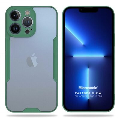 Microsonic Apple iPhone 13 Pro Kılıf Paradise Glow Yeşil