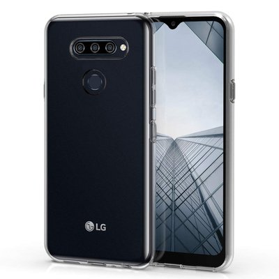 Microsonic LG K50S Kılıf Transparent Soft Beyaz