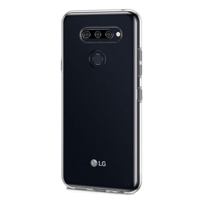 Microsonic LG K50S Kılıf Transparent Soft Beyaz