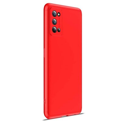 Microsonic Realme 7 Pro Kılıf Double Dip 360 Protective AYS Kırmızı