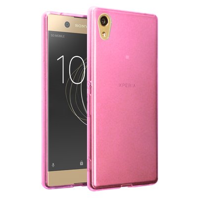 Microsonic Sony Xperia XA1 Ultra Kılıf Transparent Soft Pembe