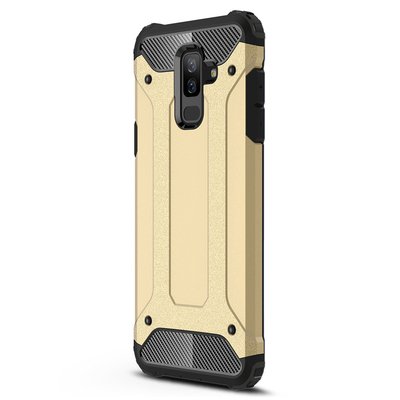 Caseup Samsung Galaxy A6 Plus 2018 Kılıf Tank Gold