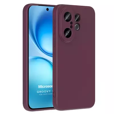 Microsonic Vivo X200 FE 5G Kılıf Groovy Soft Mor
