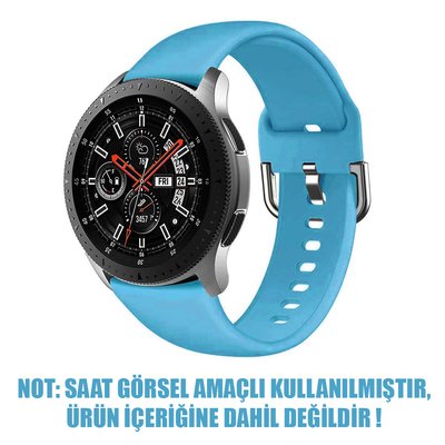 Microsonic Samsung Galaxy Watch 46mm Silikon Kordon Mavi