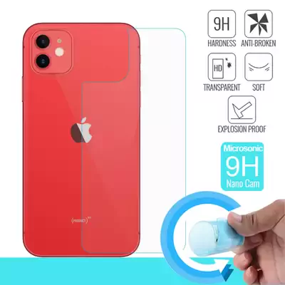 Microsonic Apple iPhone 12 Arka Nano Cam Ekran Koruyucu