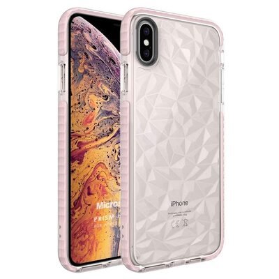 Microsonic Apple iPhone XS Max Kılıf Prism Hybrid Pembe