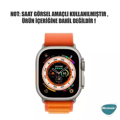 Microsonic Apple Watch Ultra Kordon Alpine Loop Turuncu