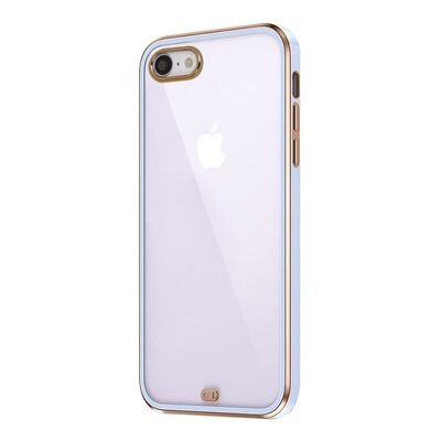 Microsonic Apple iPhone 7 Kılıf Laser Plated Soft Lila