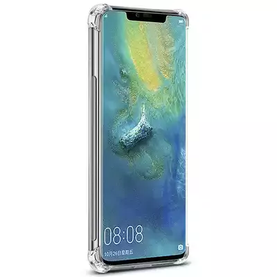 Microsonic Huawei Mate 20 Pro Kılıf Anti Shock Silikon Şeffaf