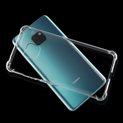 Microsonic Huawei Mate 20 Pro Kılıf Anti Shock Silikon Şeffaf