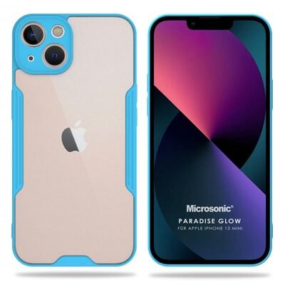 Microsonic Apple iPhone 13 Mini Kılıf Paradise Glow Turkuaz