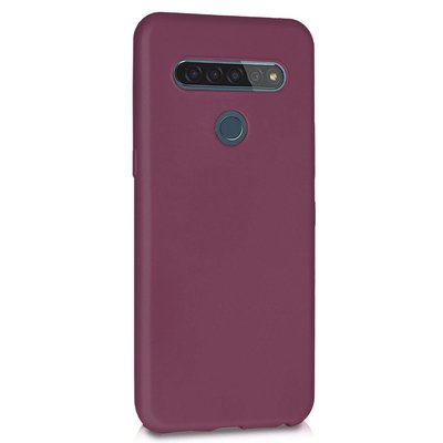 Microsonic LG K41S Kılıf Matte Silicone Mor