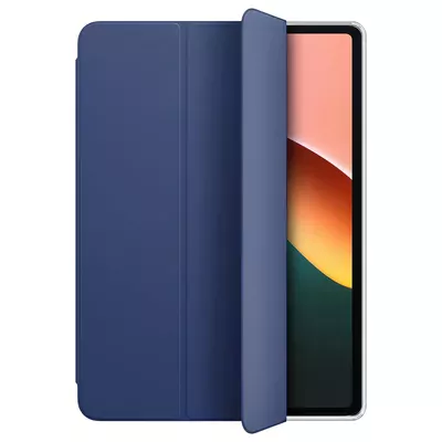 Microsonic Xiaomi Redmi Pad SE Kılıf Slim Translucent Back Smart Cover Lacivert