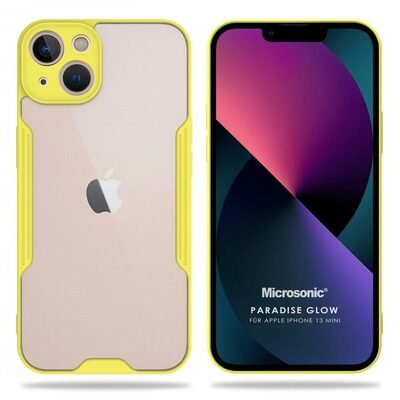 Microsonic Apple iPhone 13 Mini Kılıf Paradise Glow Sarı