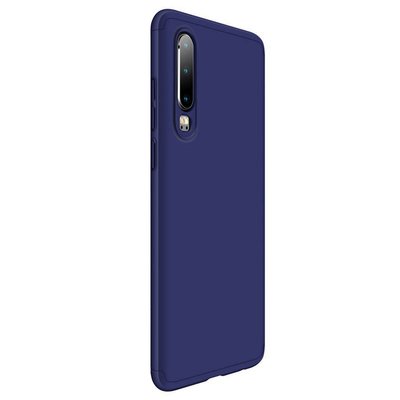 Microsonic Huawei P30 Kılıf Double Dip 360 Protective AYS Lacivert