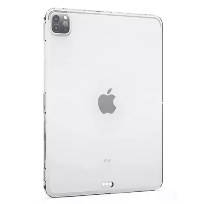 Microsonic Apple iPad Pro 12.9'' 2021 5. Nesil (A2378-A2461-A2379-A2462) Transparent Soft Beyaz