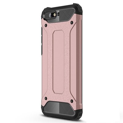 Microsonic Huawei Y6 2018 Kılıf Rugged Armor Rose Gold