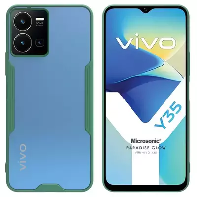 Microsonic Vivo Y22S Kılıf Paradise Glow Yeşil