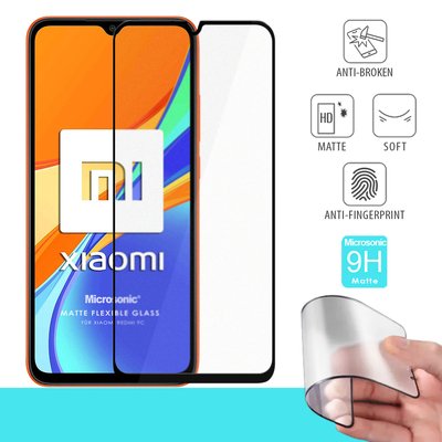 Microsonic Xiaomi Redmi 9C Matte Flexible Ekran Koruyucu Siyah