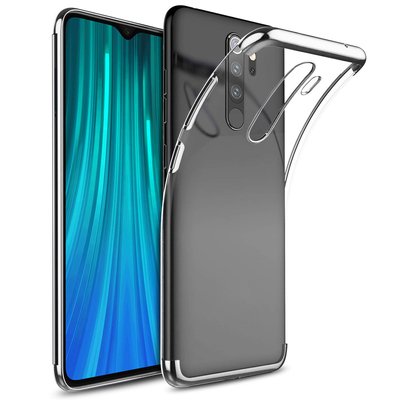 Microsonic Xiaomi Redmi Note 8 Pro Kılıf Skyfall Transparent Clear Gümüş