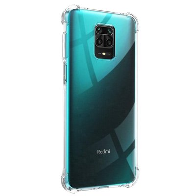 Microsonic Xiaomi Redmi Note 9 Pro Kılıf Anti Shock Silikon Şeffaf