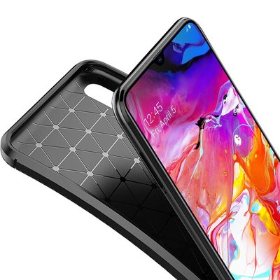 Microsonic Samsung Galaxy A70 Kılıf Legion Series Kahverengi