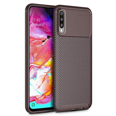 Microsonic Samsung Galaxy A70 Kılıf Legion Series Kahverengi