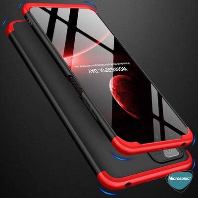 Microsonic Xiaomi Redmi Note 11 4G Kılıf Double Dip 360 Protective AYS Siyah Gri