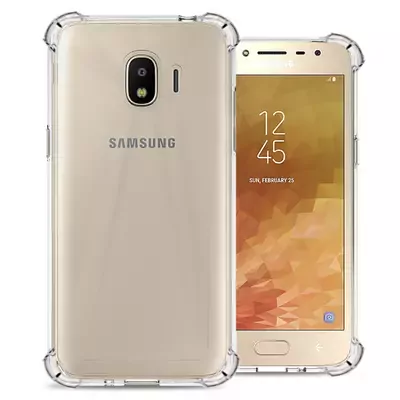 Microsonic Samsung Galaxy J4 Kılıf Anti Shock Silikon Şeffaf