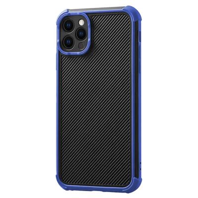 Microsonic Apple iPhone 13 Pro Kılıf Chester Carbon Lacivert