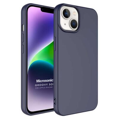 Microsonic Apple iPhone 14 Plus Kılıf Groovy Soft Lacivert