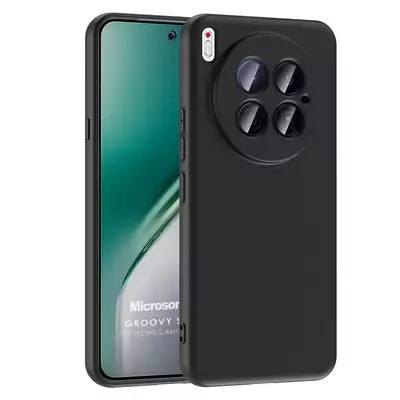 Microsonic TECNO Camon 40 Premier 5G Kılıf Groovy Soft Siyah