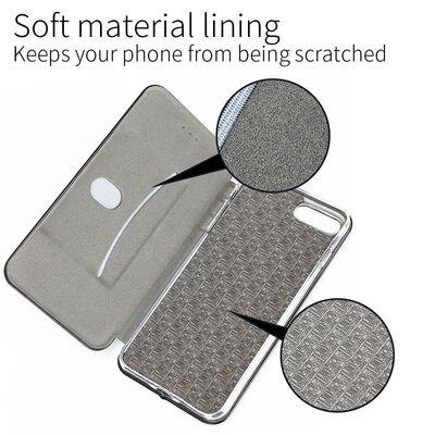 Microsonic Xiaomi Mi5 Pro Klııf Slim Leather Design Flip Cover Bordo