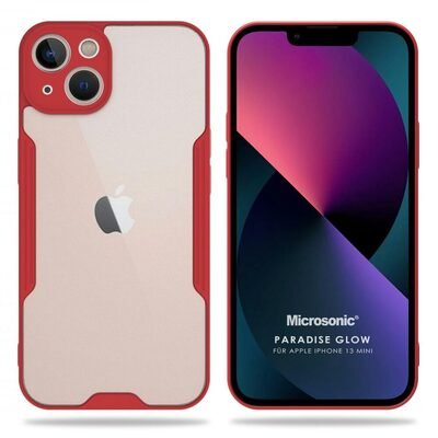 Microsonic Apple iPhone 13 Mini Kılıf Paradise Glow Kırmızı