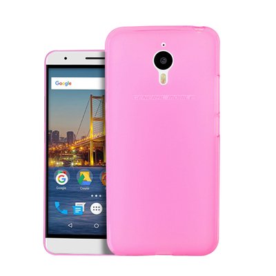 CaseUp General Mobile GM5 Plus Kılıf Transparent Soft Pembe