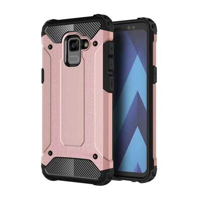 CaseUp Samsung Galaxy A8 2018 Kılıf Tank Rose Gold