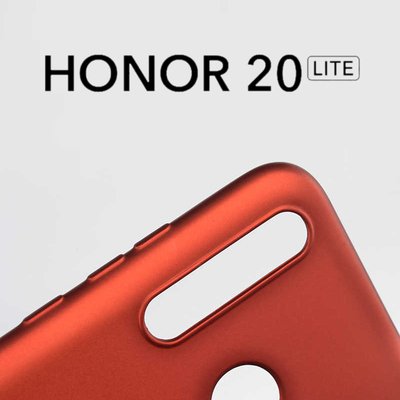 Microsonic Huawei Honor 20 Lite Kılıf Matte Silicone Kırmızı