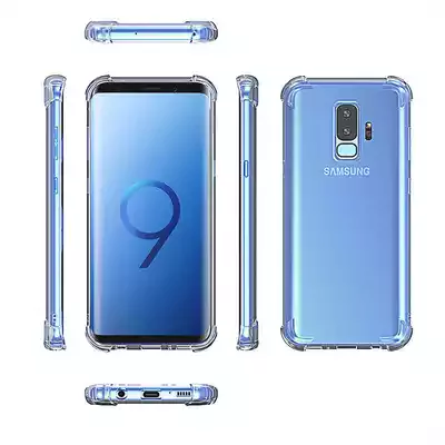 Microsonic Samsung Galaxy S9 Plus Kılıf Anti Shock Silikon Şeffaf