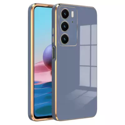 Microsonic Realme C75 Kılıf Olive Plated Lavanta Grisi