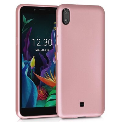 Microsonic LG K20 2019 Kılıf Matte Silicone Rose Gold