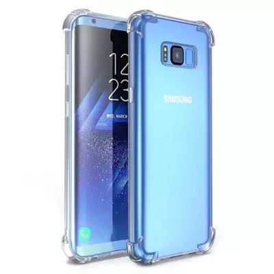 Microsonic Samsung Galaxy S8 Kılıf Anti Shock Silikon Şeffaf