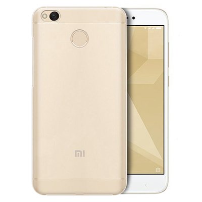 Microsonic Xiaomi Redmi 4X Kılıf Transparent Soft Beyaz