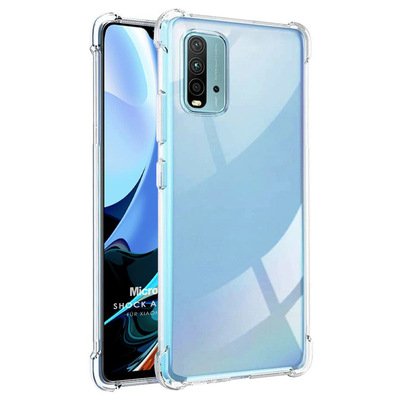 Microsonic Xiaomi Redmi 9T Kılıf Anti Shock Silikon Şeffaf