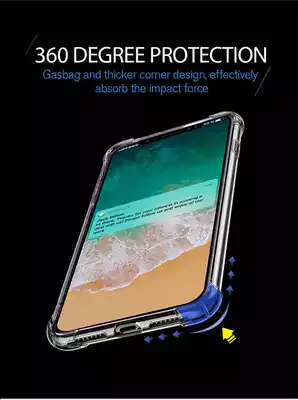 Microsonic Apple iPhone X Kılıf Anti Shock Silikon Şeffaf